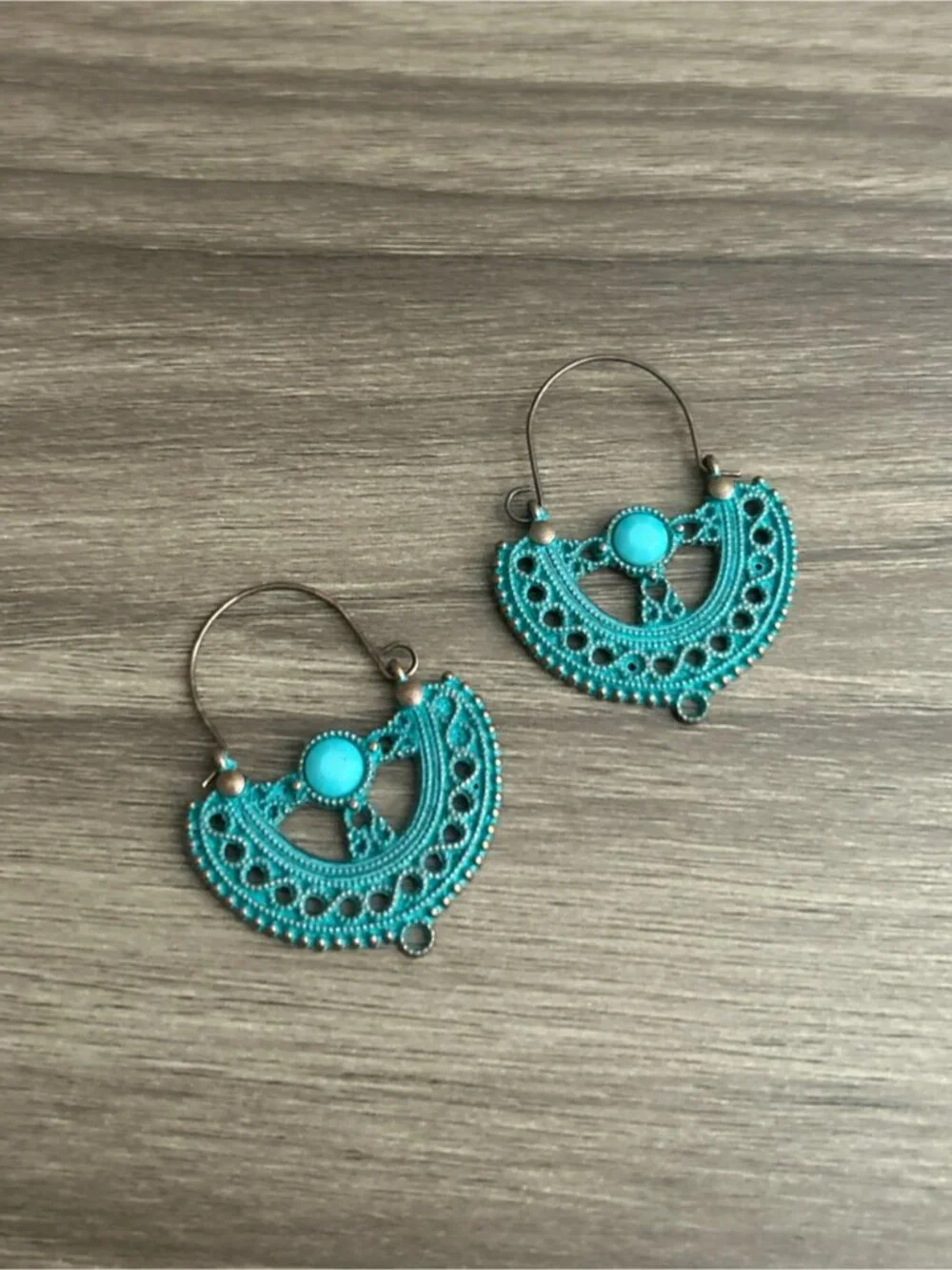 Boho hoop earrings Q1312